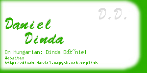 daniel dinda business card